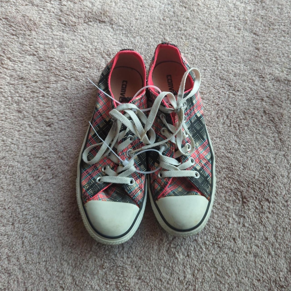 Converse Plaid Sneakers